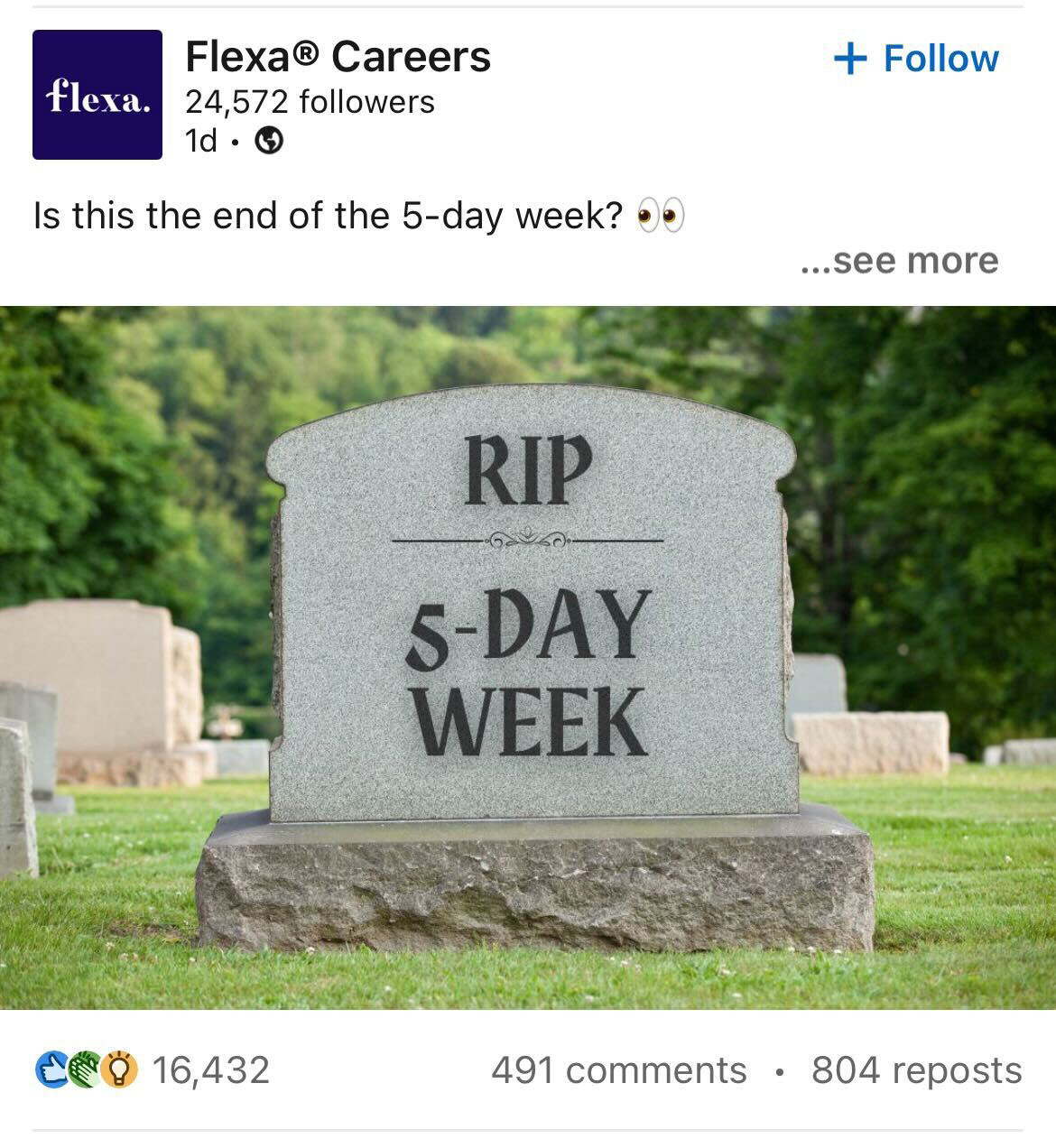 Flexa Careers – RIP 5-day week