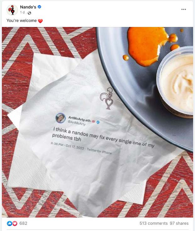 Nando’s – Fix Problems