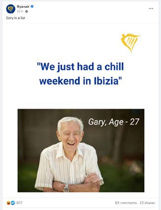 Ryanair – Gary is a liar