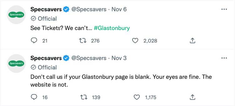 Specsavers – Reacts