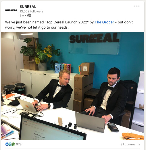 SURREAL – Top Cereal Launch 2022