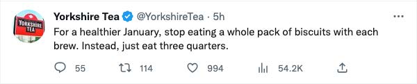 Yorkshire Tea – Biscuit Moderation